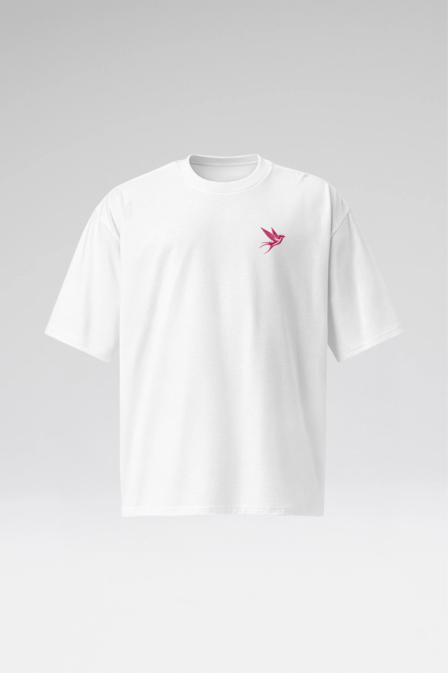 Heritage Swallow Embroidered Oversized Heavyweight T-Shirt