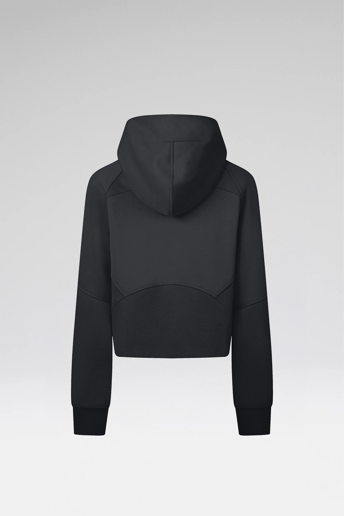 Cropped Zip-Through Hoodie