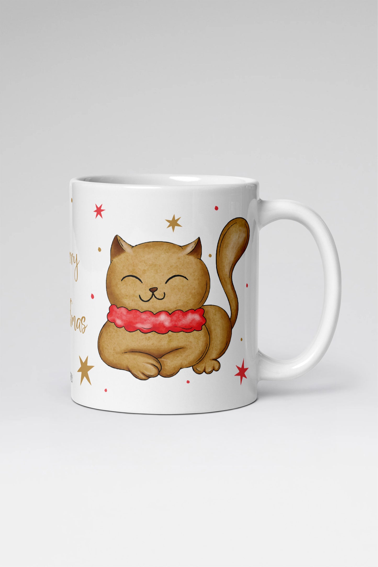 Festive Feline Mug