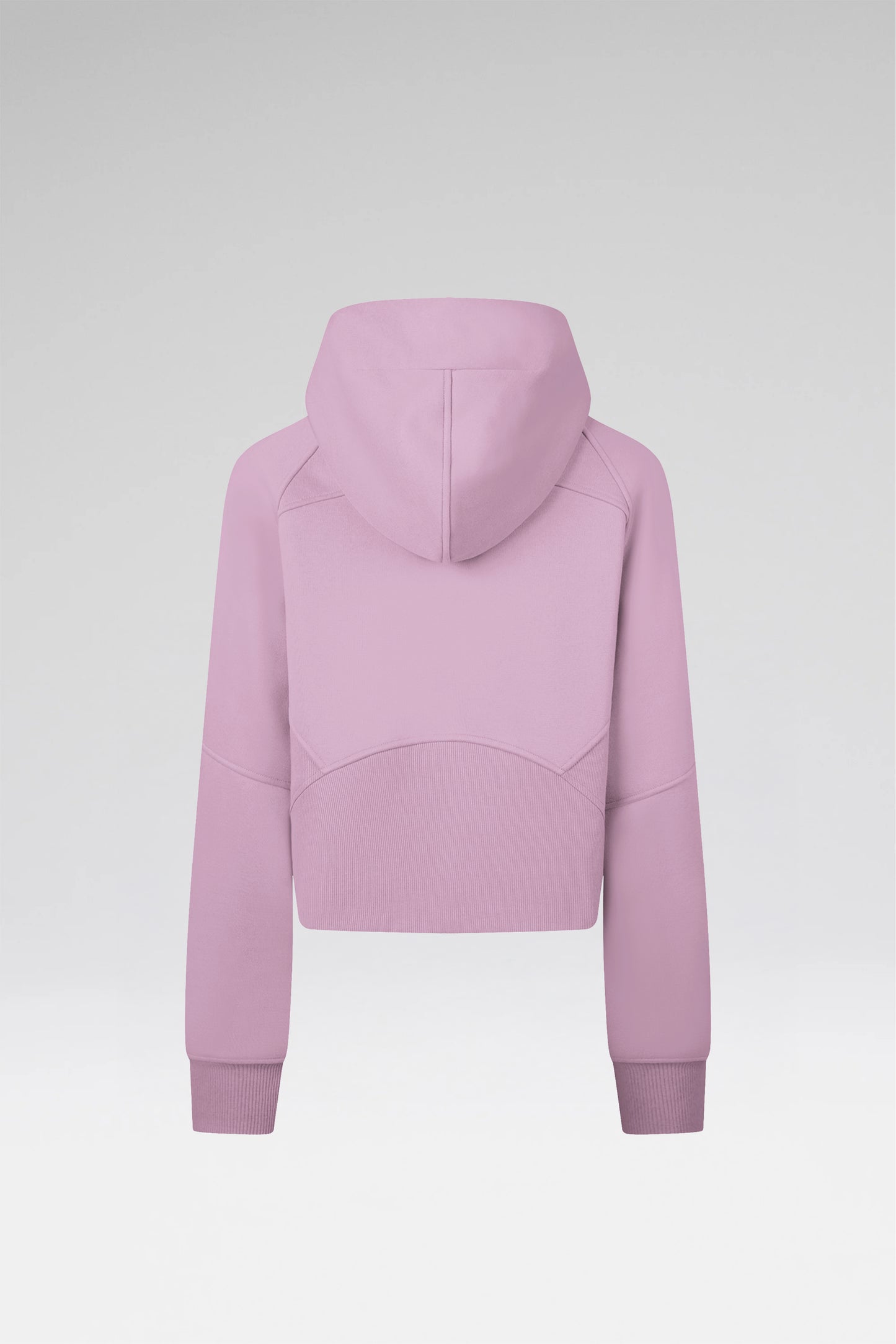 Cropped Zip-Through Hoodie